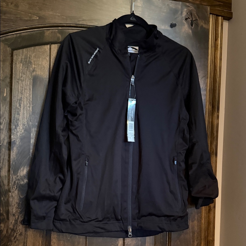 Sun Mountain Ladies Black Rainwear Jacket